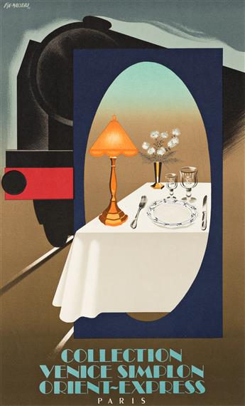 PIERRE FIX-MASSEAU (1905-1994).  VENICE SIMPLON ORIENT - EXPRESS. Group of 10 small format posters. 1985. Each 19¼x12 inches, 49x30½ cm